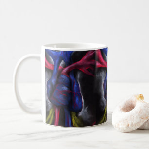 Mug Sons D'Un Coeur Bleu Anatomique Science Art