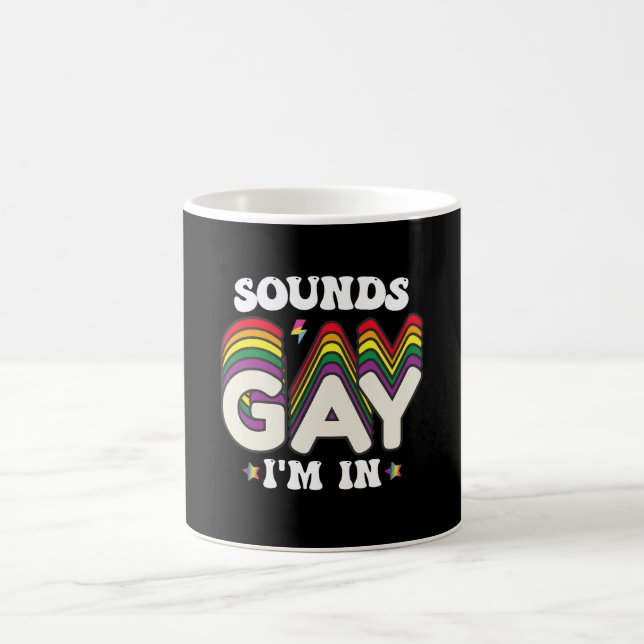 Mug Sons LGBT Pride Groovy Sont Gay Je Suis Dedans (Centre)
