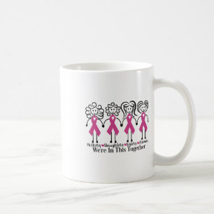 Mug Sont Dans Ensemble Famille Amis Cancer du Sein Con