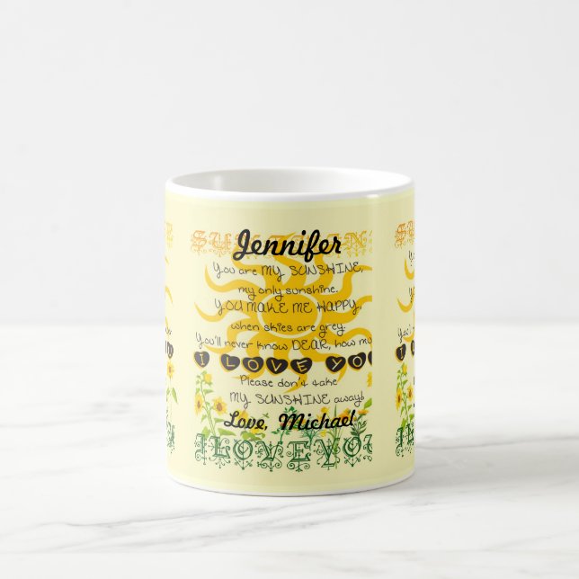 Mug Sont personnalisés vous mon soleil (Centre)