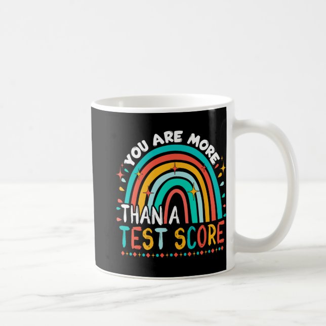 Mug Sont Plus Qu'Un Test Score Cool Rainbow Test Day T (Droite)