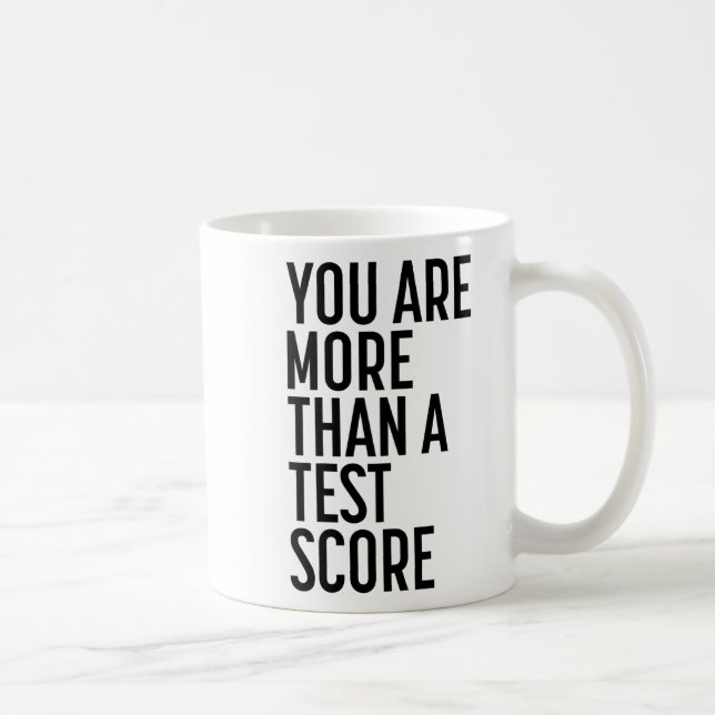 Mug Sont Plus Qu'Un Test Score Enseignant Test Jour 1 (Droite)