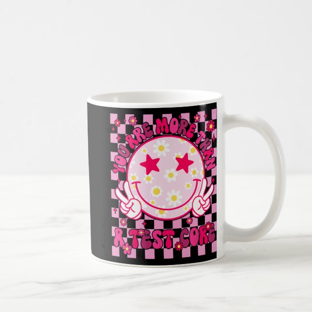 Mug Sont Plus Qu'Un Test Score Test Jour Smile Hippi (Droite)