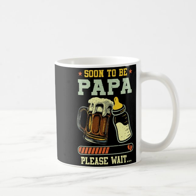 Mug Soon To Be Papa Est 2025 Pregnancy Announcement Lo (Droite)