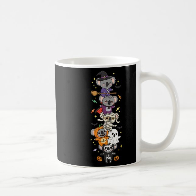 Mug Sorcier Vampire Fantôme Koala Drôle Halloween Enfa (Droite)
