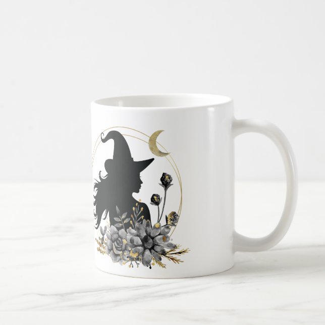 Mug Sorcière contemporaine d'Halloween (Droite)