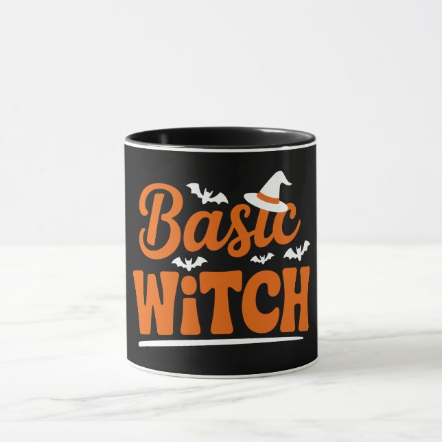 Mug Sorcière de base drôle Halloween (Centre)