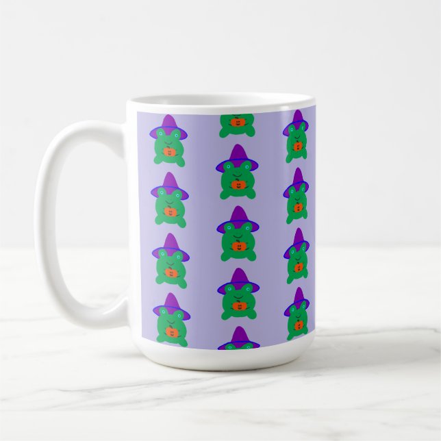 Mug Sorcière de grenouille d'Halloween (Gauche)