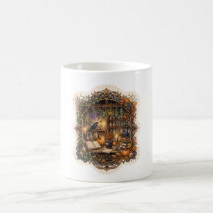 Mug Sorcière de la pharmacie d'Halloween vintage Corbe