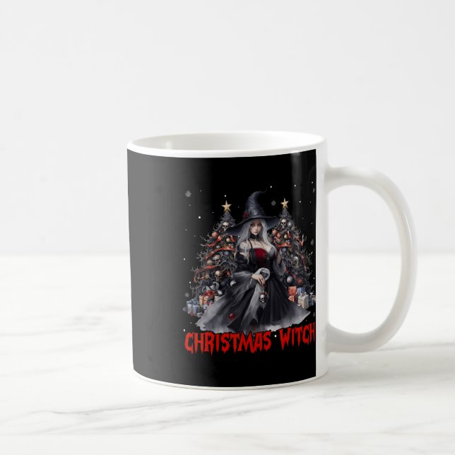 Mug Sorcière de Noël Occulte Goth Witchy Femmes esthét (Droite)