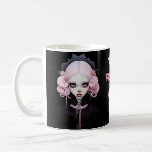 Mug Sorcière de repos visage Pastel Goth Vampire Hallo