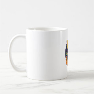 Mug Sorcière d'Halloween Gnome Balai Citrouilles Lune