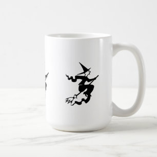 Mug sorcière éffrayante de Halloween sur l'amusement
