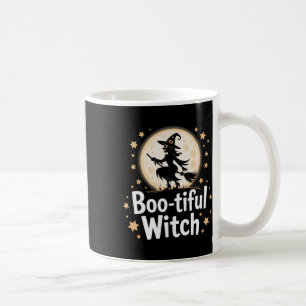 Mug Sorcière en bas Silhouette Halloween Witch Moon 1