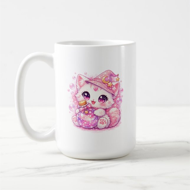Mug Sorcière Kitty de potion Kawaii (Gauche)