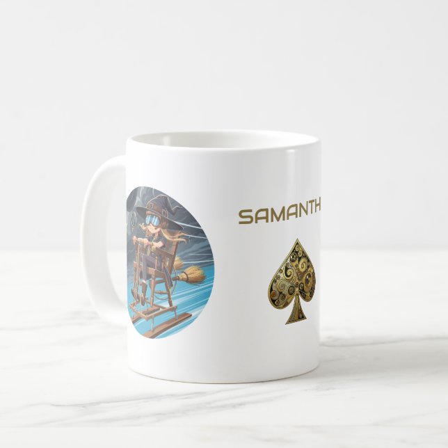 Mug Sorcière Pilote Adorable (Devant gauche)