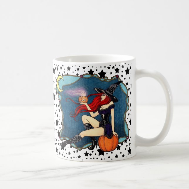 Mug Sorcière rousse Halloween (Droite)