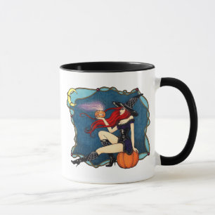 Mug Sorcière rousse Halloween