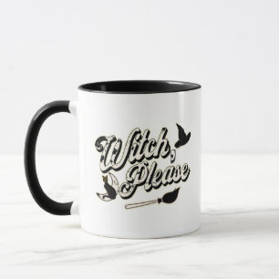 Mug Sorcière s'il vous plaît Citation drôle d'Hallow