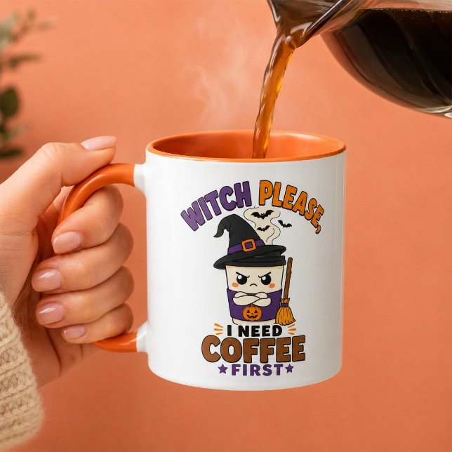 Mug Sorcière s'il vous plaît j'ai besoin de café d'abo (Créateur téléchargé)