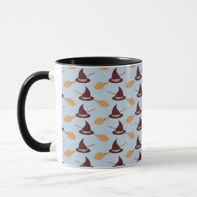 Mug Sorcières Broomsticks et Motif Casquette Halloween (Gauche)