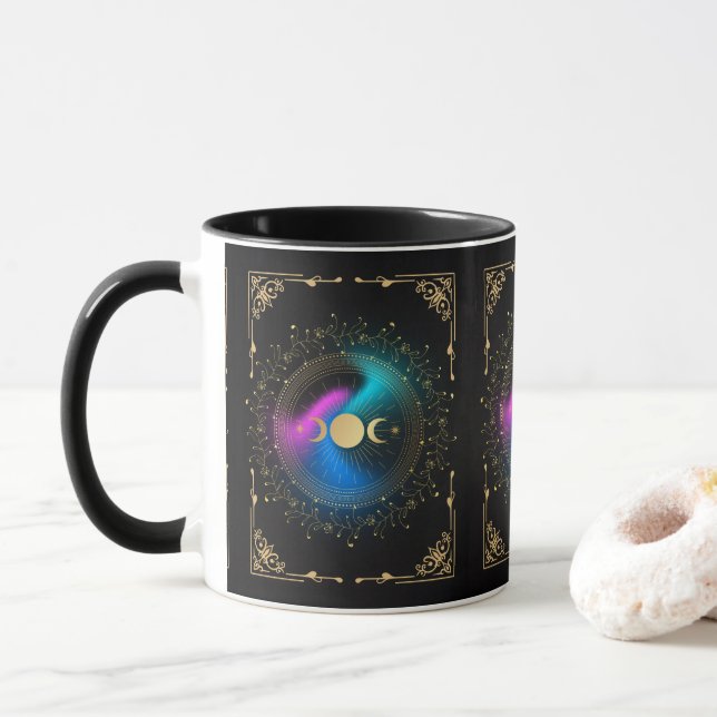 Mug Sorcières éclipse lunaire (Avec donut)