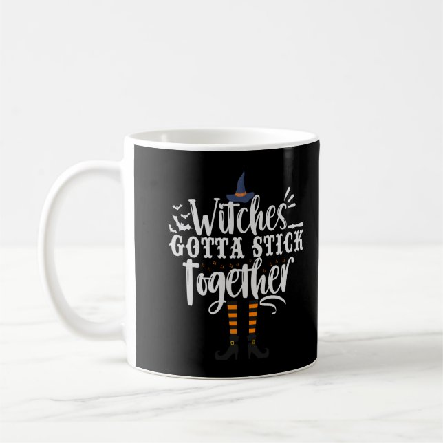 Mug Sorcières Il faut coller ensemble Funny Gothic sor (Gauche)