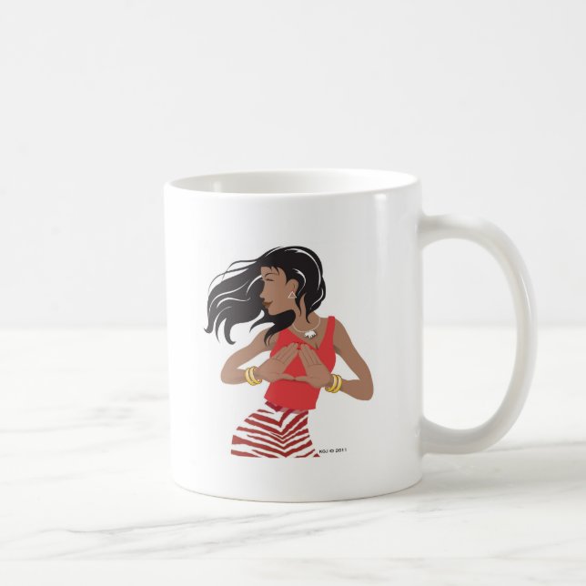 Mug Sororité de soeurs rouges et blanches (Droite)