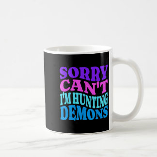 Mug Sorry Can't Hunting Demons Korean P Music Hallowee