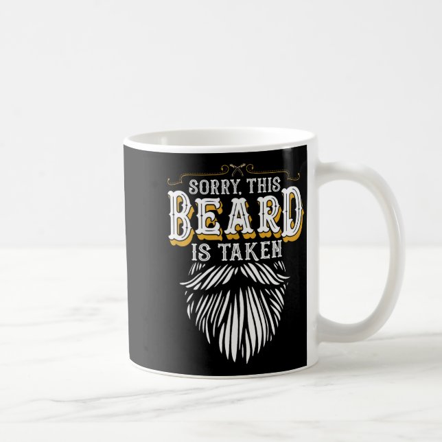 Mug Sorry This Beard Is Taken Country Retro Valentines (Droite)