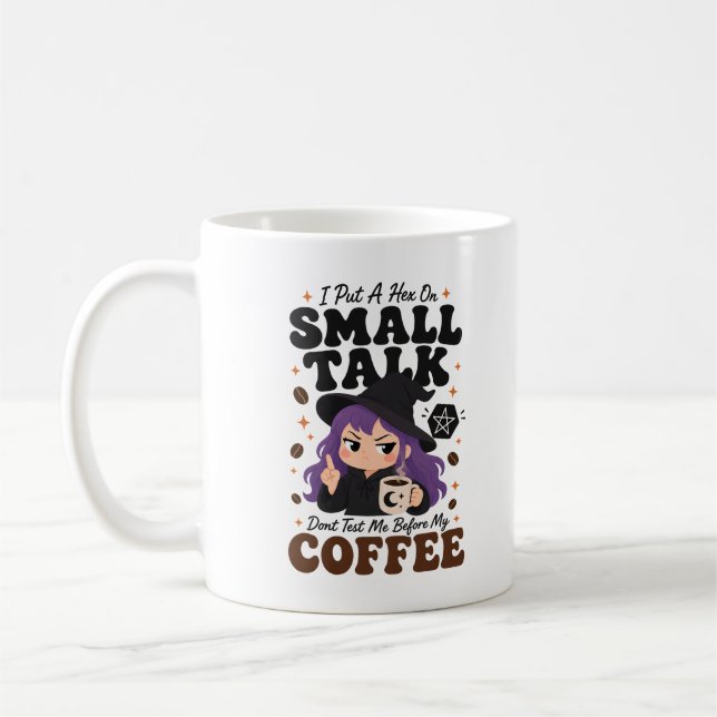 Mug Sort sur les bavardages N'essayez pas de me tester (Gauche)
