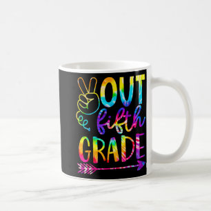 Mug Sortie 5e année 2023 Tie Dye Dernière journée de l