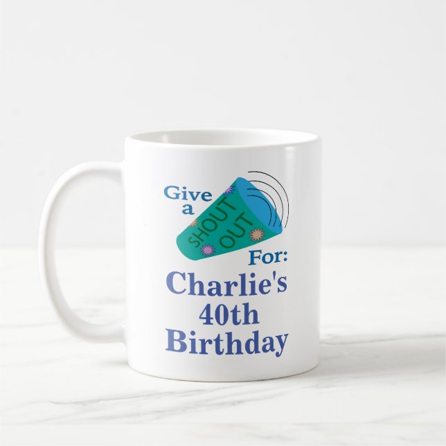 Mug Sortie d'appel personnalisable (Gauche)