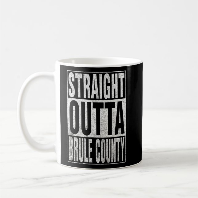 Mug SORTIE DROITE BRULE COMTÉ Cool Accueil Citation (Gauche)
