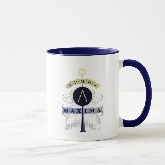 Mug Sortilège Harry Potter | Lumos Maxima Graphique (Droite)