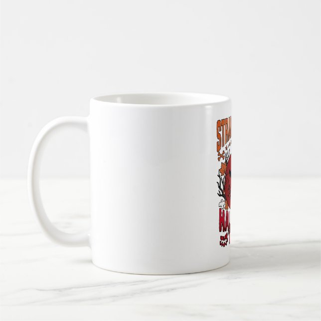 Mug Sortis d'Halloween Town Fantômes de citrouille rou (Gauche)