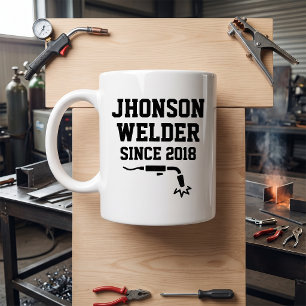 Mug Soudeur depuis 2018 Soudage Métallurgiste Industri