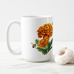 Mug Soudeurs d'orange et de rouge avec abeilles à miel