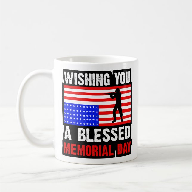 Mug Souhaitez-Vous Un Blessed Memorial Day-62237 (Gauche)