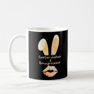 Mug SOUHAITS DE PÂQUES & BUNNY KISSES idée cadeau de P