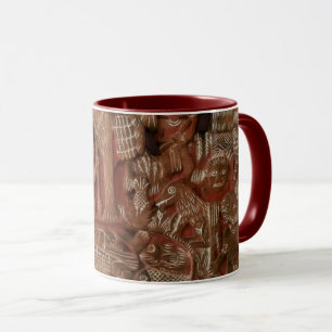 Mug Soulagement aztèque d'art