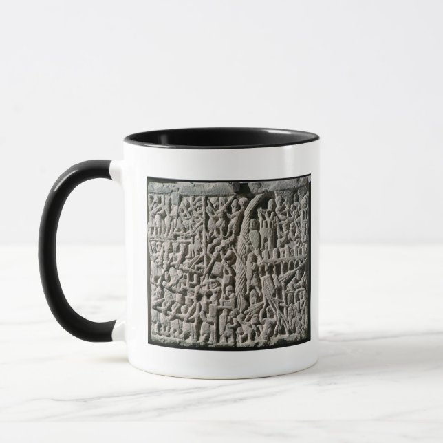 Mug Soulagement dépeignant le siège de Carcassonne (Gauche)