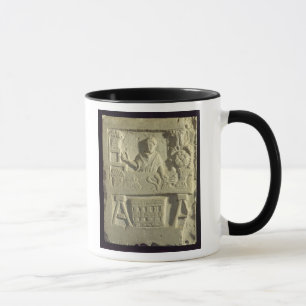 Mug Soulagement dépeignant un vendeur de fleur et de