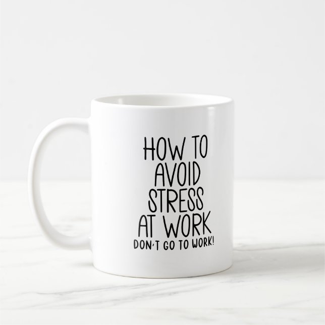 Mug Soulagement du stress au travail (Gauche)