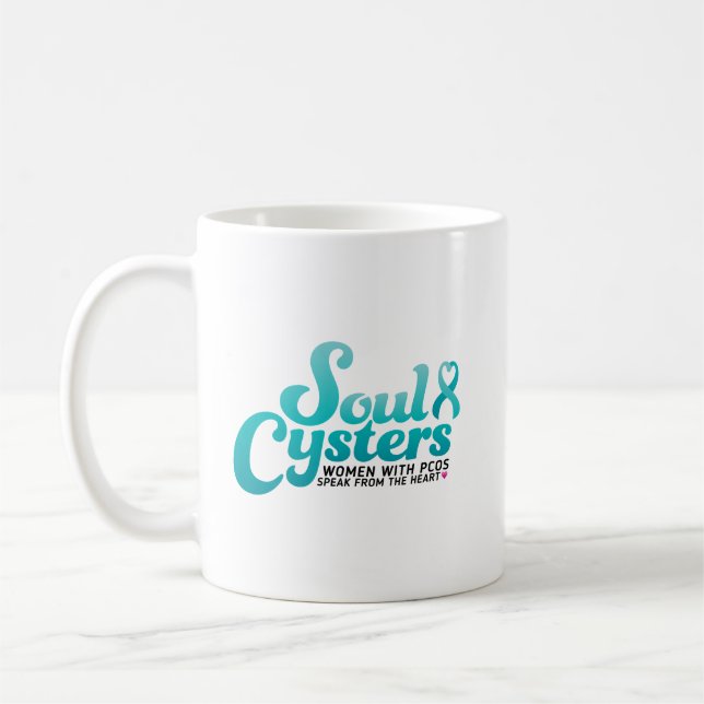 Mug SoulCysters PCOS s'exprime depuis la coquille (Gauche)