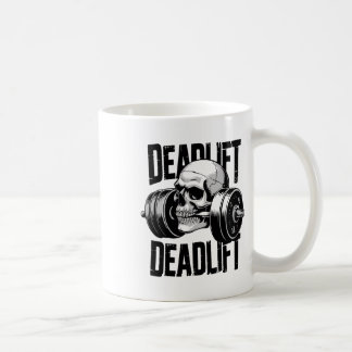 Mug Soulevé de terre Crâne Squelette Entraînement Powe