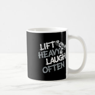 Mug Soulever Lourd Rire Souvent Haltérophile Bodybuild