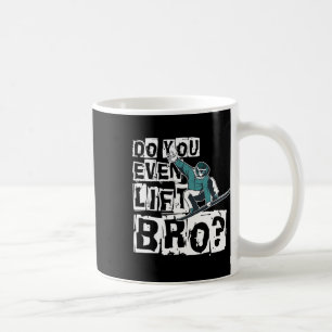 Mug Soulevez-Vous Même Bro Snowboarder Motive Design