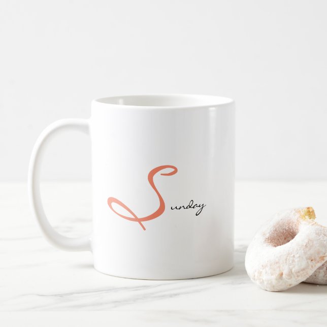 Mug Soulful Sunday Peaceful Morning Routine Tea (Avec donut)