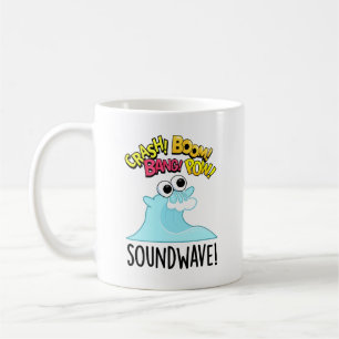 Mug Sound Wave Funny Ocean Pun